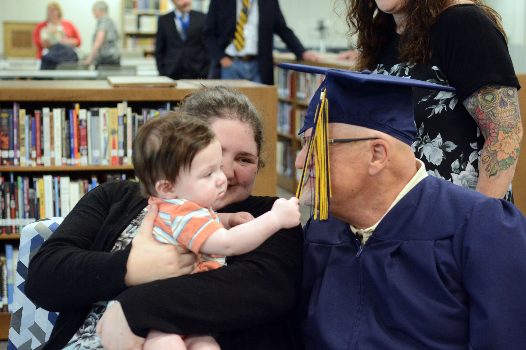 Schultz graduation ceremony